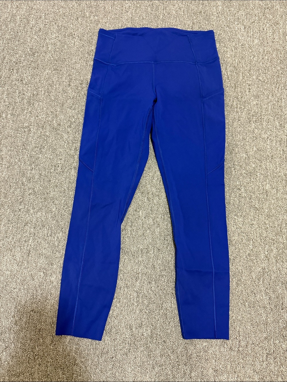 lululemon Cobalt Blue Performance Leggings size 8